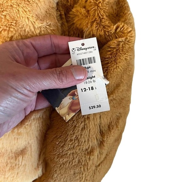 Disney Lady Costume Plush 3D Infant 12-18 Mths Halloween Dress-Up Costume - Picture 3 of 8